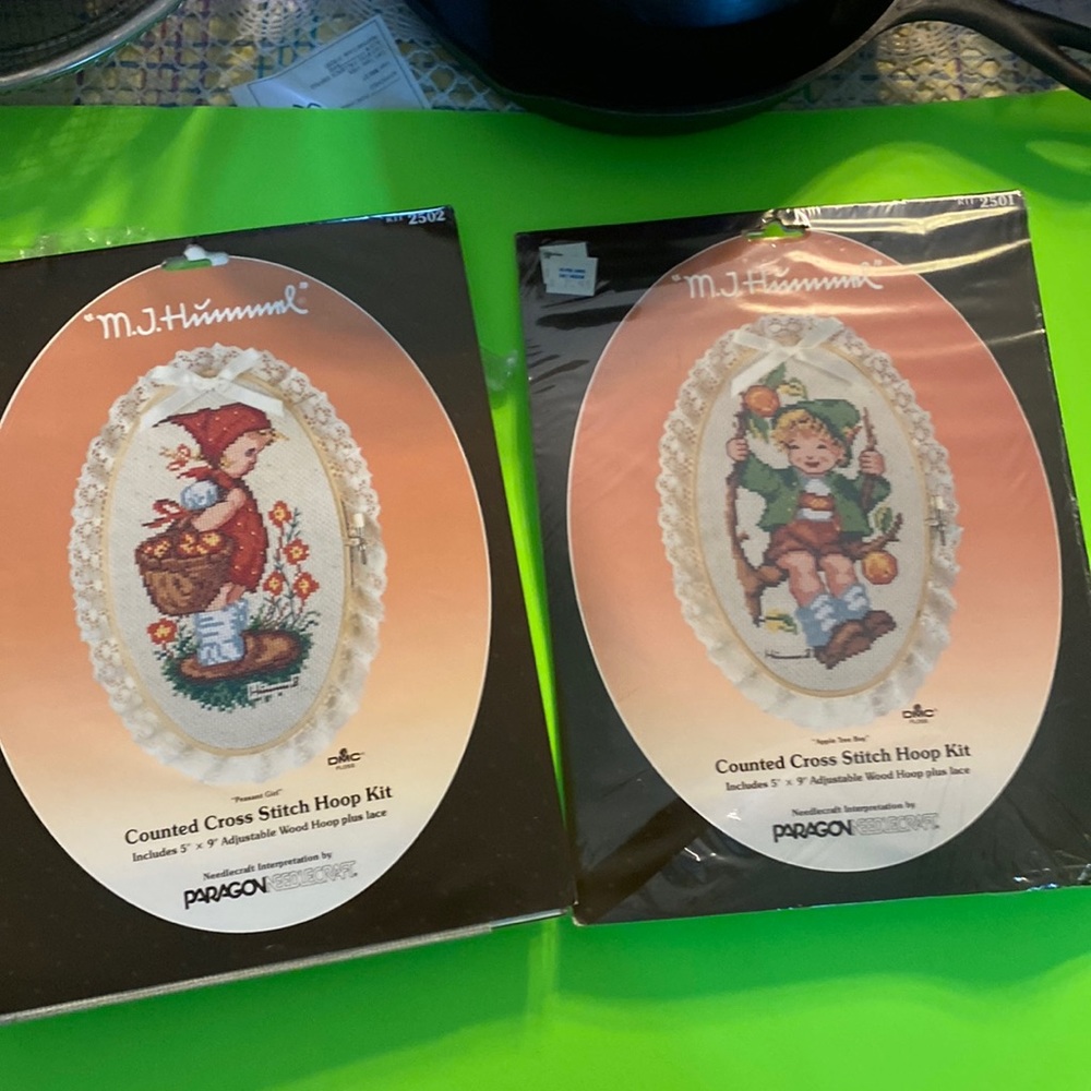 Hummel counted cross- Stich Boy & Girl sold as set